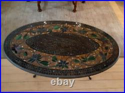 KNF Nellie Olson Hand Crafted Mosaic 41 x 24 1/2 Indoor/Outdoor Table