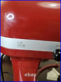 KitchenAid Professional 600 6-Qt. Bowl-Lift Stand Mixer Red No Accessories Works