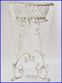 Large French wirework plant stand 19th century 38½