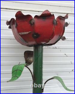 Large Metal Flower Planter Colorful Plant Stand