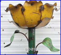 Large Metal Flower Planter Colorful Plant Stand