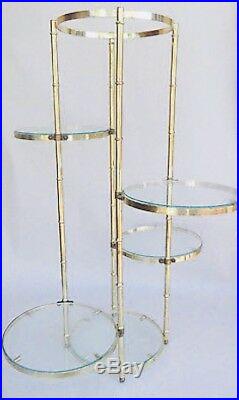 MCM Mid Century Hollywood Regency Planter Plant Stand Table Maurice Duchin Inc