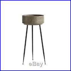 Medium Metal Plant Pot On Stand 79 cm by Nordal