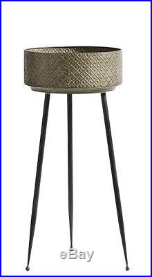 Medium Metal Plant Pot On Stand 79 cm by Nordal