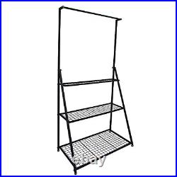 Metal 3 Tier Plant Stand Indoor-71.3 Inch Tall Plant Stand Wrought Iron Plant