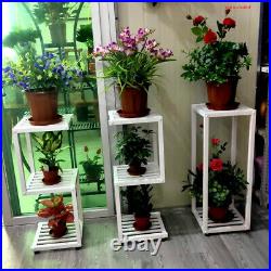 Metal Flower Pot Plant Stand White Shelf Display Romance Love Plant Shelf Garden