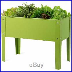 Metal Garden Raised Bed Outdoor Elevated Vegetables Flowers Herb Plant Stand NEW