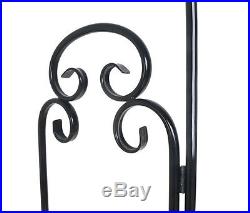 Metal Outdoor Indoor Pot Plant Stand Garden Decor Flower Rack Wrought Iron US