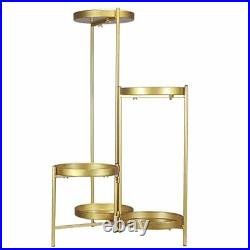 Metal Plant Stand 3 Tier Gold Plant Stand Large Plant Stand 5 Tier Gold 35.4inch