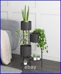 Metal Plant Stand, 6 Tier 6 Potted Indoor Outdoor Flower Pot Stand Holder Shelve