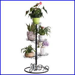 Metal Plant Stand Indoor Outdoor Flower Display Planter Pots Rack Shelf Holder