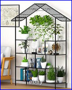 Metal Plant Stand Indoor Outdoor, Plant Shelf, 16 Potted Tall Plant Stands