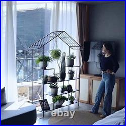 Metal Plant Stand Indoor Outdoor, Plant Shelf, 16 Potted Tall Plant Stands