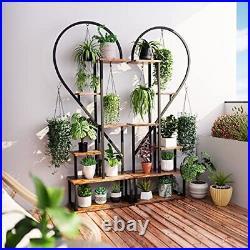Metal Plant Stand, Tall Plant Stand Rack for Indoor Outdoor, Multi