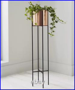Native Tall Raised Plant Stands Bronze Copper SET OF 2
