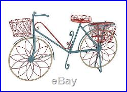 New Traditional METAL BICYCLE PLANT STAND -MULTI-COLOR