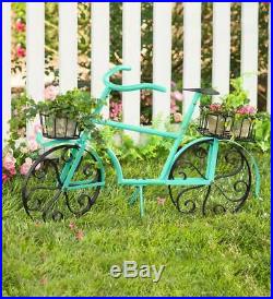 Nostalgia Metal Bicycle Decorative Flower Planter Yard Garden Weather Protected