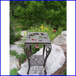 Oakland Living Hummingbird Table Plant Stand in Antique Bronze