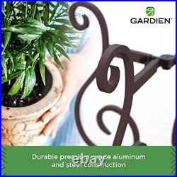 Orleans Adjustable Metal Plant Stand Indoor Outdoor Planters Stand for Medium