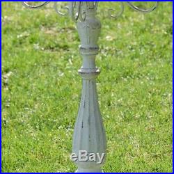PEDESTAL ROUND PLANT Stands Tables Metal Weather Resistant Iron Accent Furniture