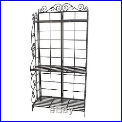 Panacea Products Baker's Rack Plant Stand, Brushed Bronze