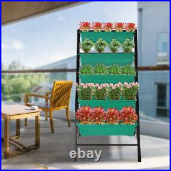 Patio Flowers Vegetables Boxes Planter Herb Elevated Raised Garden Bed Drainage