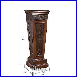Pillar Pedestal Vase Hallway Column Plant Stand Display Accent Foyer Sculpture