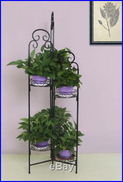Plant Basket Tree Stand Flower Pot Holder Indoor Outdoor Garden Home Storage