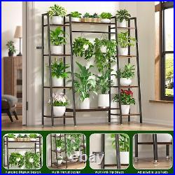 Plant Stand Indoor with Grow Lights, 6 Tiered Metal Plant Shelf, 55 Large Pl