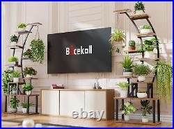 Plant Stand Indoor with Grow Lights 9 Tiered Metal Plant Shelf 64 Tall