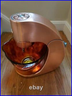 RARE! VTG Jenn-Air Attrezzi JSM900XAAU copper mixer withTortoise glass+ACCS WORKS