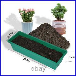 Raised Garden Bed Cascading Water Drainage To Vegetables Herbs Flowers Green US