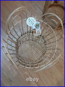 Rattan Inspired Plant Stand Small, Medium, Large Size. SET OF THREE