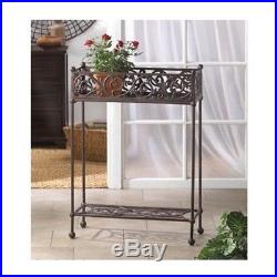 Rectangle Wrought Iron Plant Stand