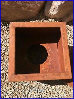 Rustic Rusted Planter Box Corten Metal Large 16 Landscape Free Shipping