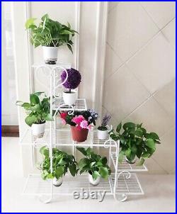 SALE Various Style Metal Plant Stand Pot Display Shelf Organizer Home Garden Dec