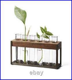 SOLD OUT! Wood/Metal Plant Stem Stand Test Tubes Hilton Carter for Target