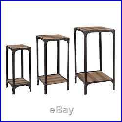 Sterling Industries Set Of Plant Stands With Bottom Shelf