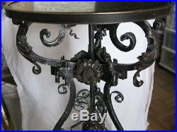 Stunning Theodore Alexander All Metal Plant Stand/table