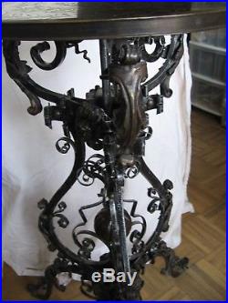 Stunning Theodore Alexander All Metal Plant Stand/table