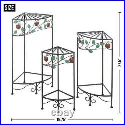 Summerfield Terrace Country Apple Plant Stands Set of 3