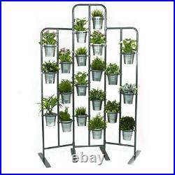 Tall Metal Plant Planter Stand 20 Tiers Display Plants Indoor or Outdoors on a