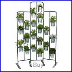 Tall Metal Plant Planter Stand 20 Tiers Display Plants Indoor or Outdoors on a a