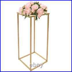 Tall Pedestal Metal Plant Stand Flower Pot Holder Indoor Garden Home Decoration