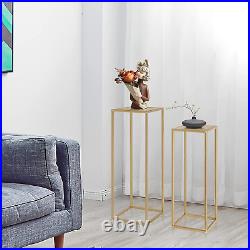 Tall Pedestal Metal Plant Stands, Display Rack Cylinder Tables for Parties, Pede