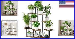 Tall Plant Stand 9 Tier Indoor Flower Shelf for Patio Garden & Living Room