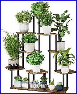 Tall Plant Stand 9 Tier Indoor Flower Shelf for Patio Garden & Living Room