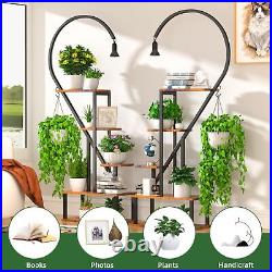Tall Plant Stand Indoor With Grow Lights Tiered Metal Plant Stand For Indoor Pla