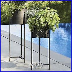 Tall Plant Stand Metal Vintage Handcraft Iron Holder Wrought Pot Inch Outdoor