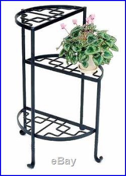 Three Step Wrought Iron Plant Stand ID 3194